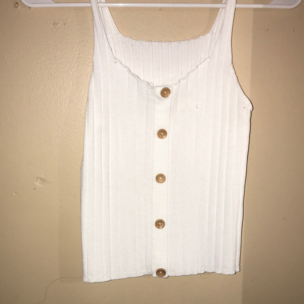 White muscle shirt